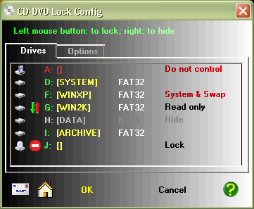 CD-DVD Lock Screenshot